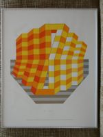 5-Farben-Originalserigraphie Daniel Bamert  Das goldene Xi