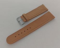 Vintage Lederarmband 20mm (Schliesse 18mm) - NOS - ca. 1970
