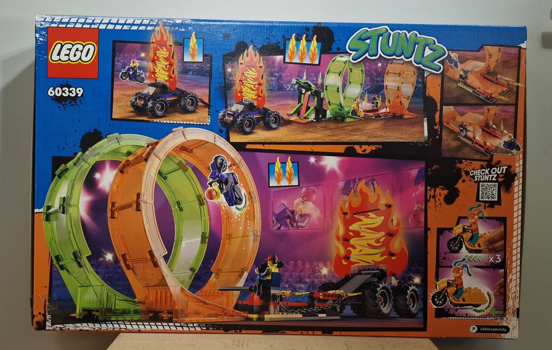 Lego Kit di costruzioni: Lego 60339 City Double Loop Stunt Arena – Nuovo e nell'imballaggio originale da Echichens venduto da aegis0129 1