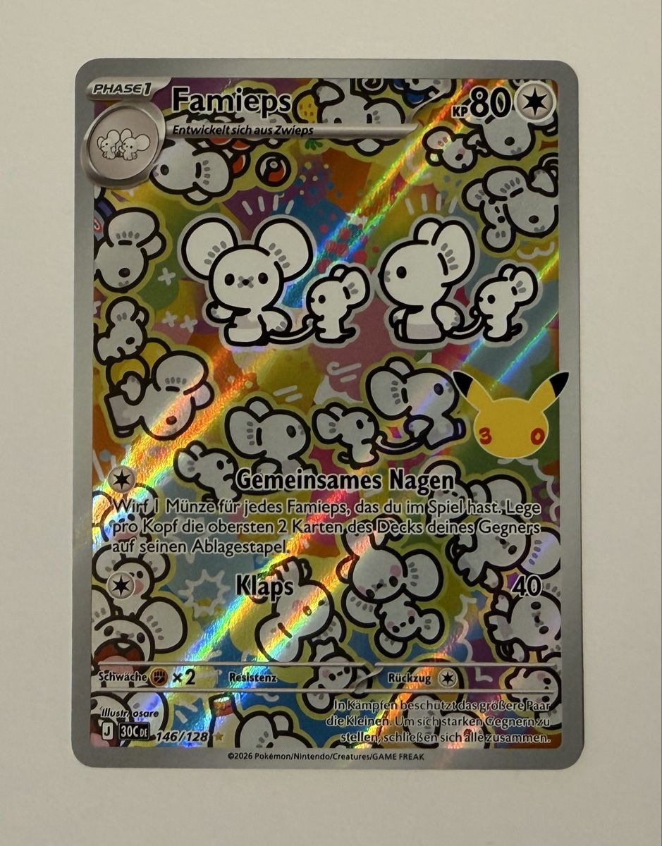 Pokémon Carte collezionabili: Famieps #146 – Nuovo (secondo la descrizione) da Au SG venduto da Bego1