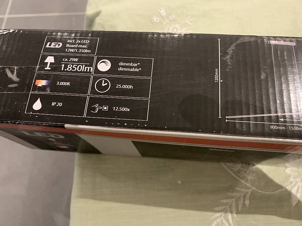 Lampadari & plafoniere: Neu Tisch hänge Lampe – Nuovo e nell'imballaggio originale da Aarau Rohr venduto da manon_b74 2
