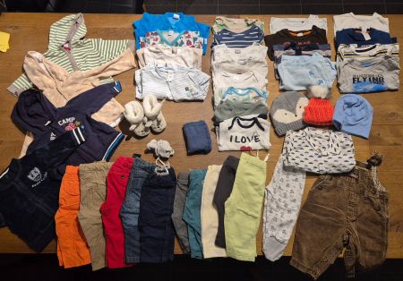 Kleider Paket 1, 43 Teile, Winter, Grösse 68