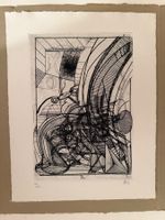 BERNHARD LUGINBÜHL *Kleiner Stengel* Kupferstich, 1968
