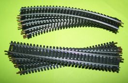 Lima H0 3020 8 x Gerade + 12 Bogen R360, Profil 2,5 mm
