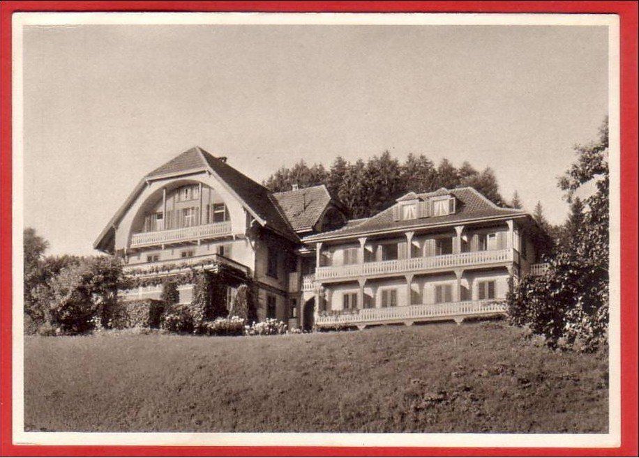 Cartoline postali: OBERRIEDEN, ERHOLUNGSHEIM BERGLI, GROSSFORMAT – Usato da Grüningen venduto da Kartenlaube