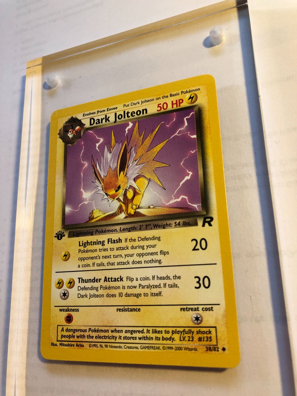 Sammelbilder & Trading cards: Dark Jolteon (unc.) Team Rocket 1st - MINT - ab 1.- – Gebraucht aus Giubiasco von dan_pr8b 2