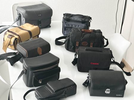 📸 Konvolut 9 Vintage Kamerataschen – Canon, Yashica, RDW u.