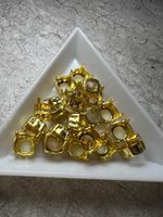 Fassung für Kristalle 8 mm / 20 Stück NEU