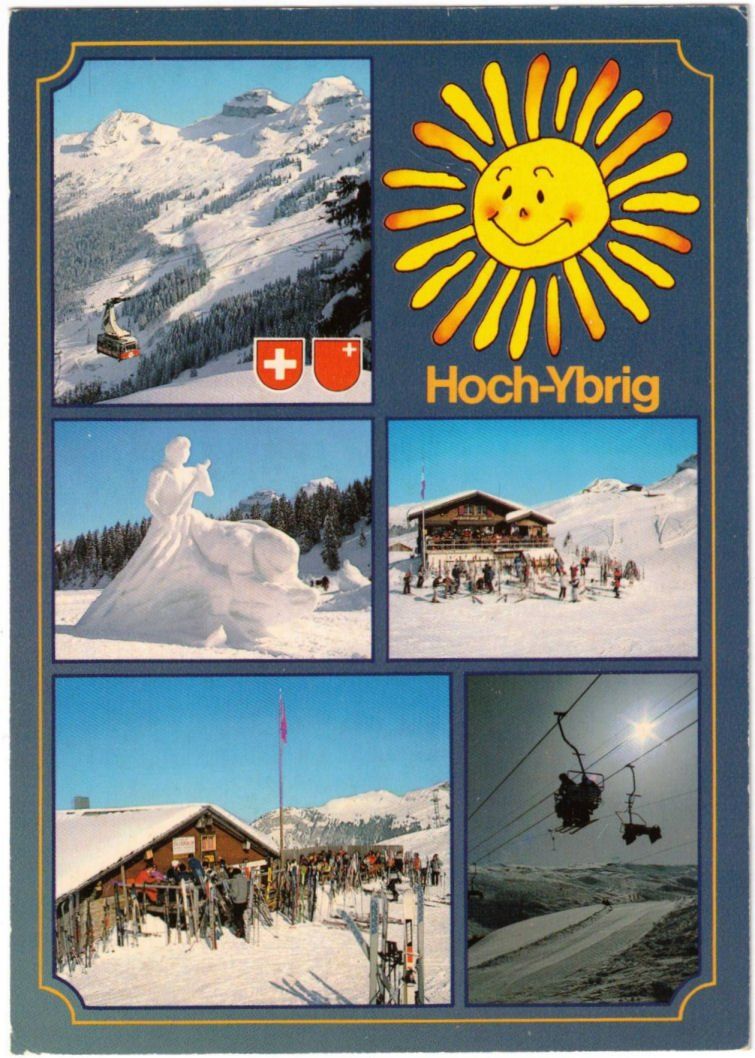 Ansichtskarten: Hoch-Ybrig - 5 Bild AK – Gebraucht aus Binningen von Mountainrider