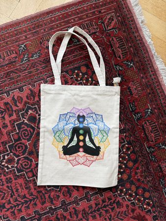 Yoga Tote Bag aus Nepal – robust & unbenutzt