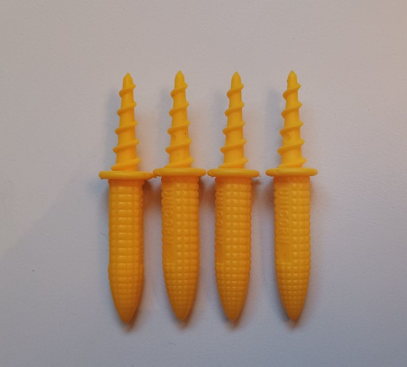 Metaltex Maiskolbenhalter 6er-Set - Edelstahl Mit Kunststoffgriff, 7cm