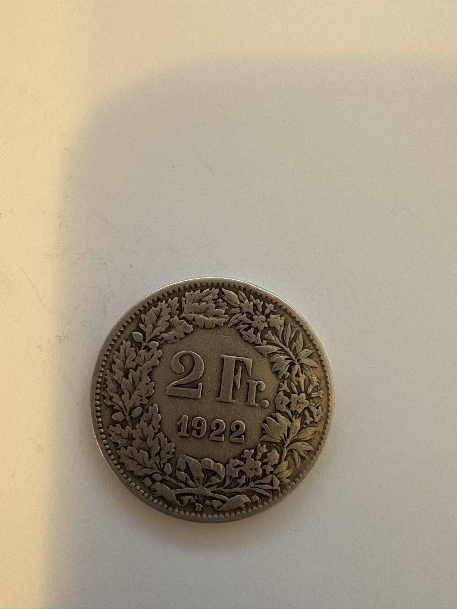 Tutti le monete: 2Fr 1922 – Usato da Murten venduto da Tzaugg