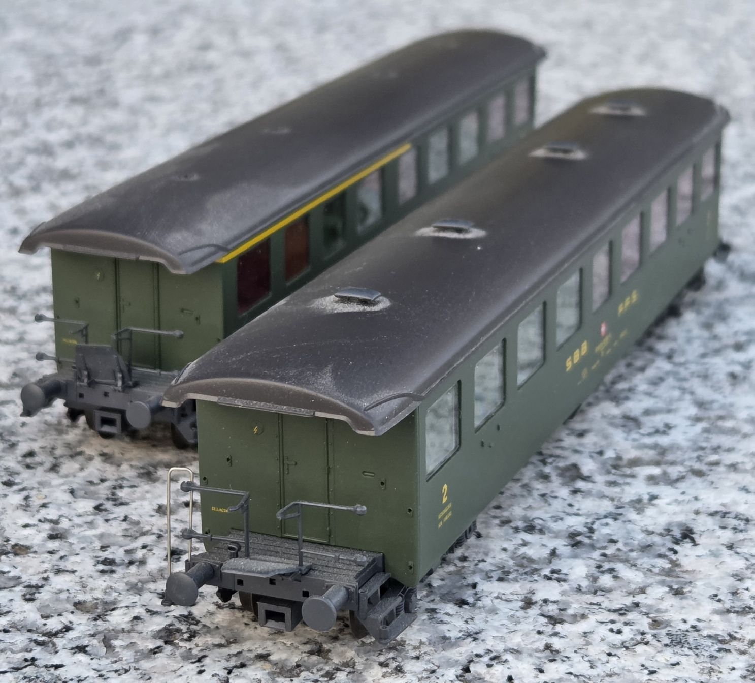 Roco Modellini di ferrovie: Roco H0 2x Personenwagen SBB – Nuovo (secondo la descrizione) da Klingnau venduto da Groofty69 2