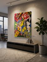 Acryl abstrakt 50×70cm original Artemis Grove