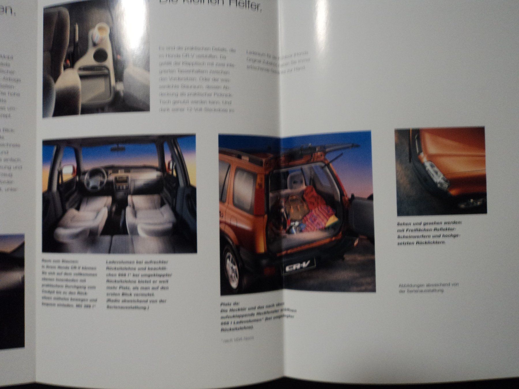 Honda Dokumente: Prospekt Honda CR-V 1997 – Gebraucht aus Schwarzenburg von modelCARama 3