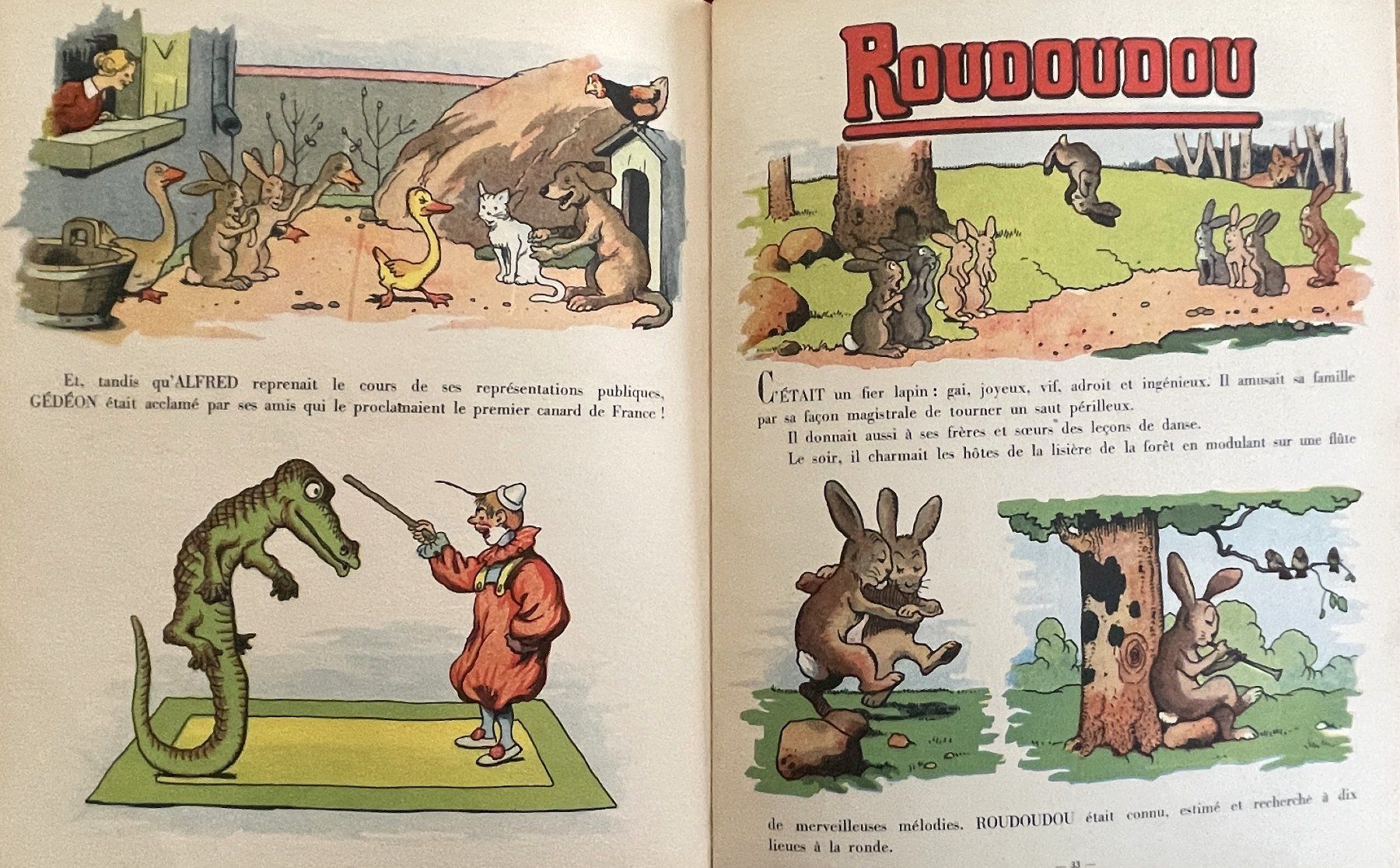 Bücher: Gédéon Alfredo et Roudoudou 1950 - Benjamin Rabier – Gebraucht aus Savagnier von Ne2065 5