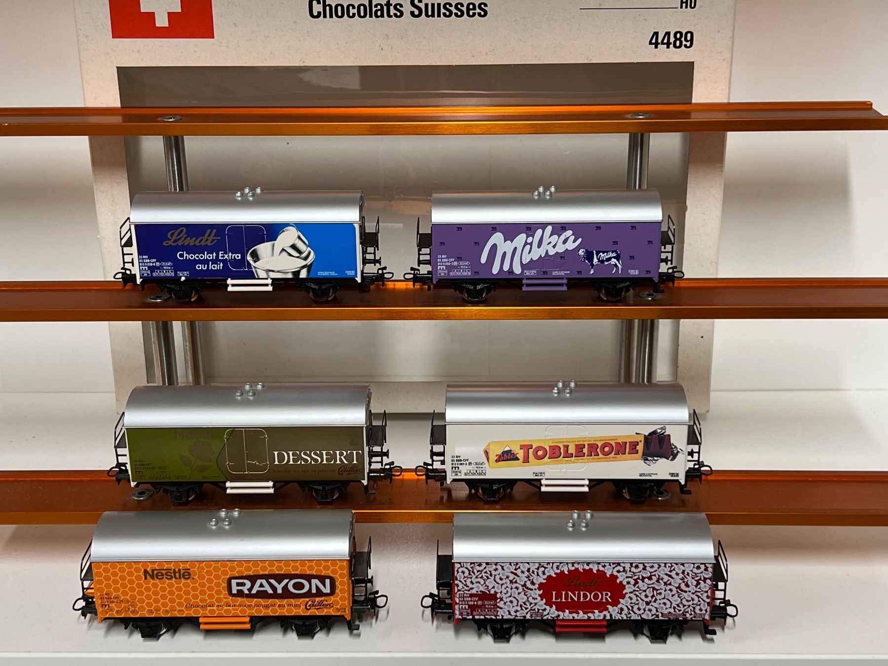 Märklin Modellini di ferrovie: Märklin 4489 Schweizer Schokolade  H0 AC – Usato da Geroldswil venduto da TopTrain54 1
