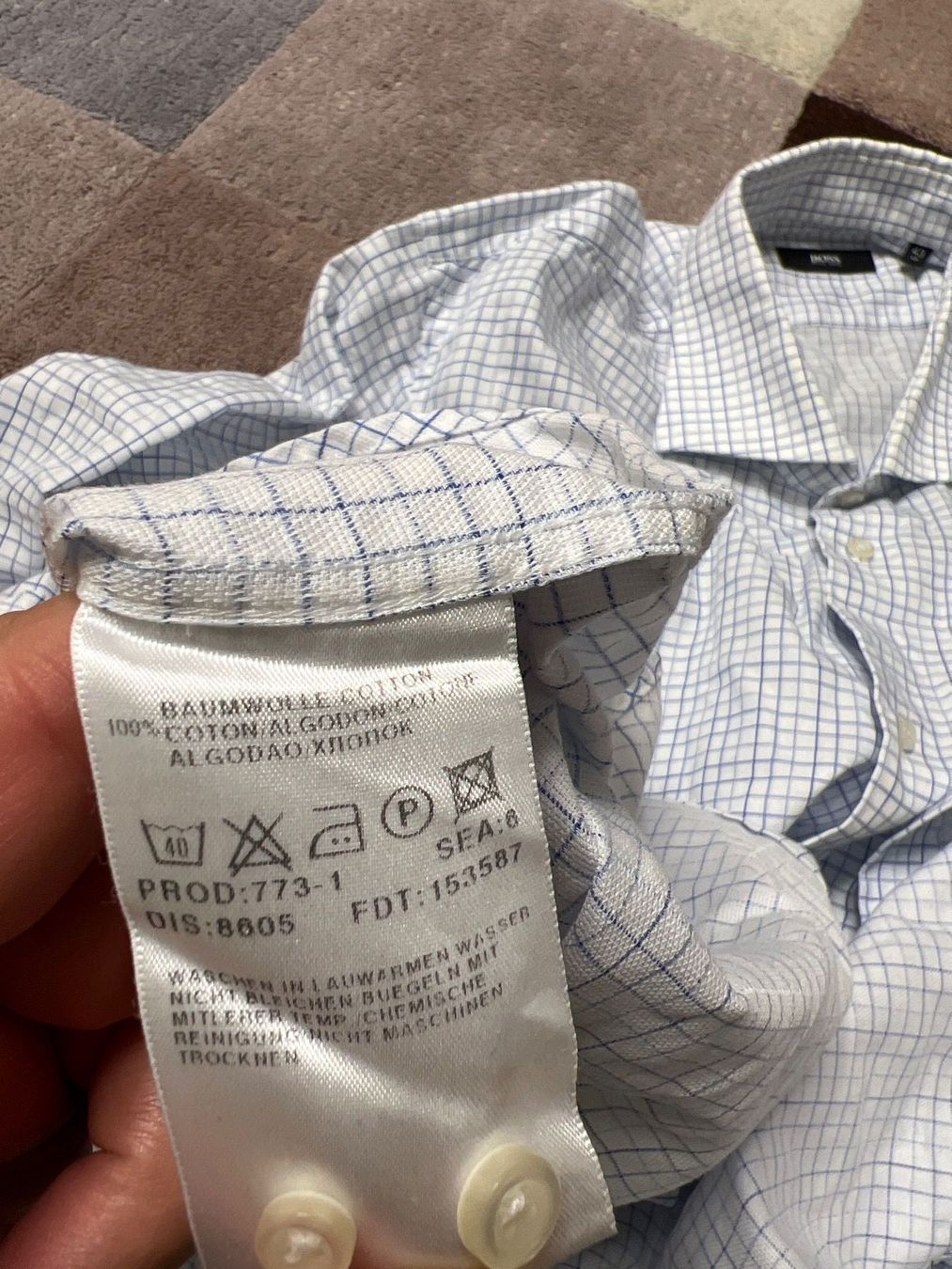Hugo Boss Camicie: Boss Herren Hemd – Usato da Menzingen venduto da Dali2504 2