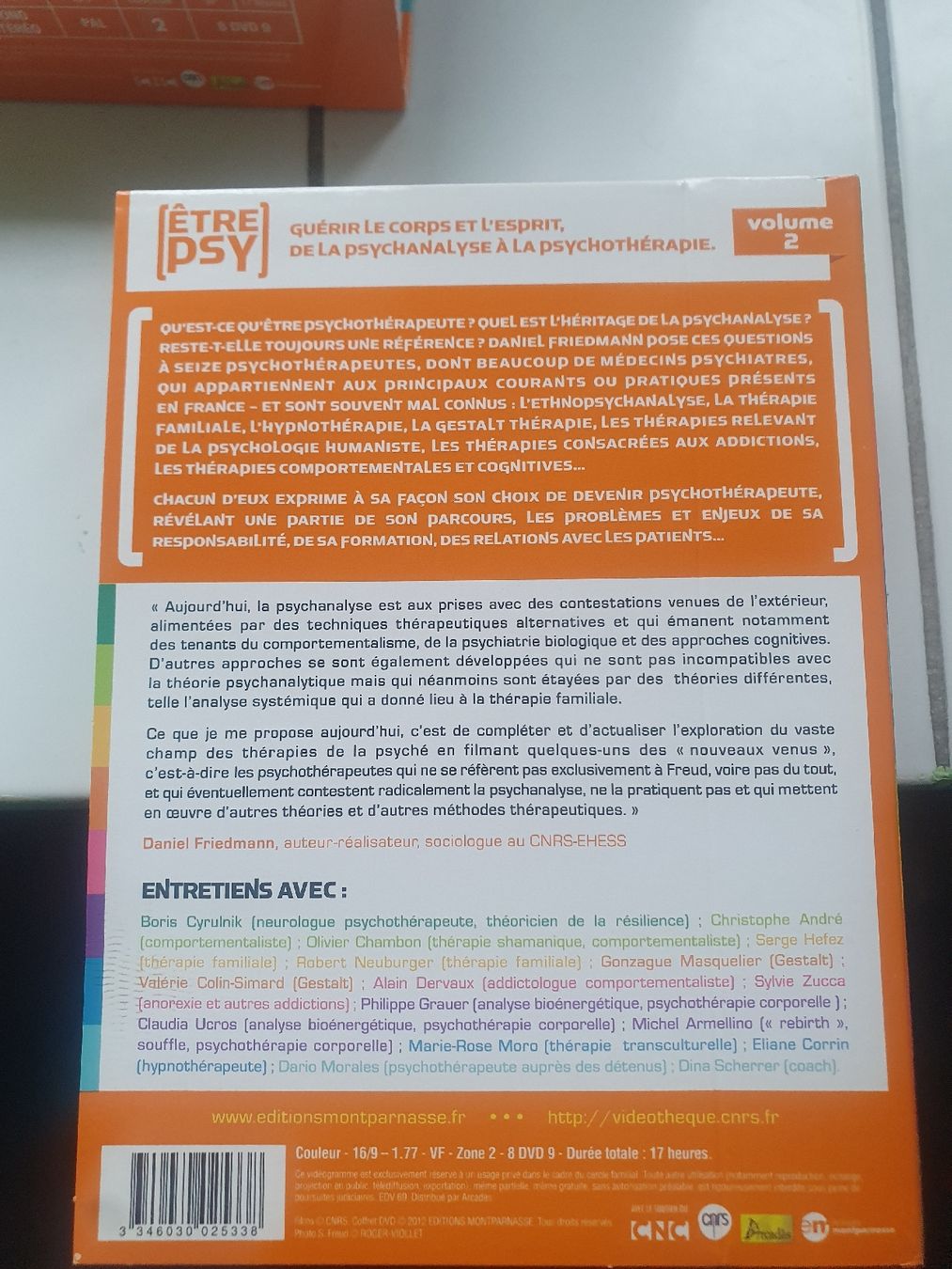 Alle DVDs: DVD Set Etre Psy Volume 2 Psychoanalysis Therapy 8 DVDs – Gebraucht aus Etoy von Samuel-DVD-profi 2
