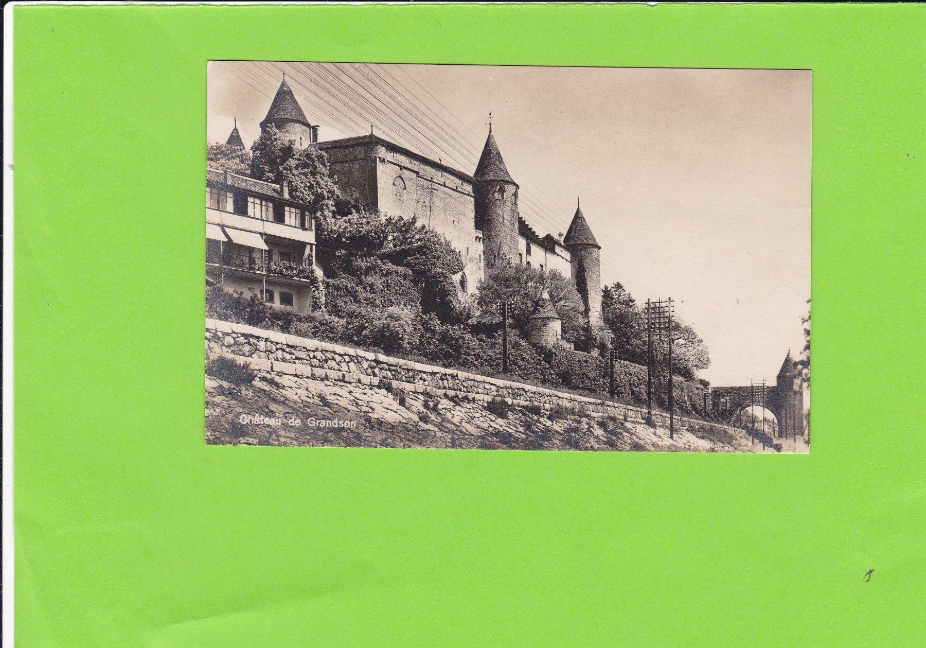 Ansichtskarten: Château de Grandson – Gebraucht aus St. Peterzell von neckertal