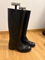 Damen Stiefel aus Leder Bagatt, kniehoch Grösse 38