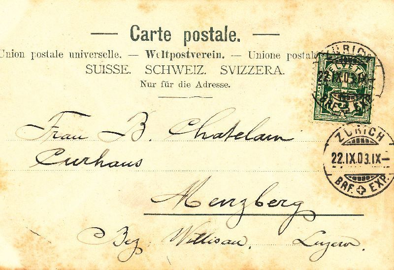 Cartoline postali: Furka - mit Galenstock + 1903 – Usato da Emmenbrücke venduto da teestube 1