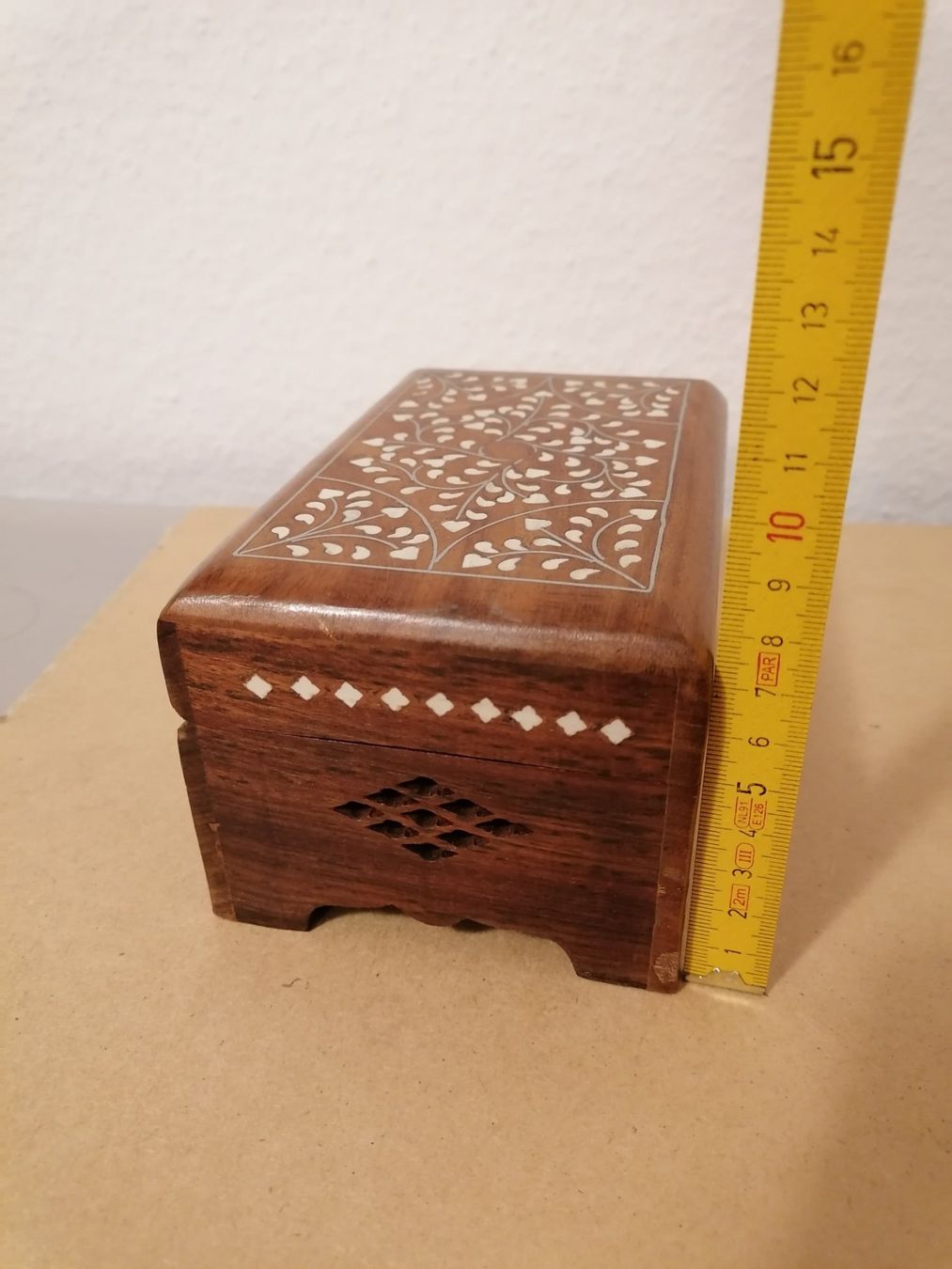 Portagioie: handgefertigte Schatulle / Dose / Box / Schmuckdose aus Holz – Nuovo (secondo la descrizione) da Winterthur venduto da c.rostef 4