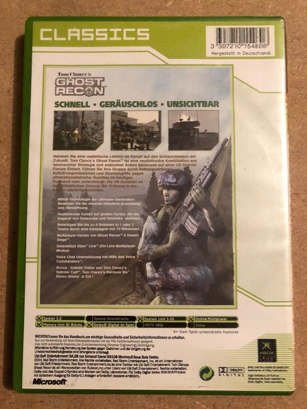 Spiele: Ghost Recon für Xbox – Gebraucht aus Kestenholz von Mad18 1