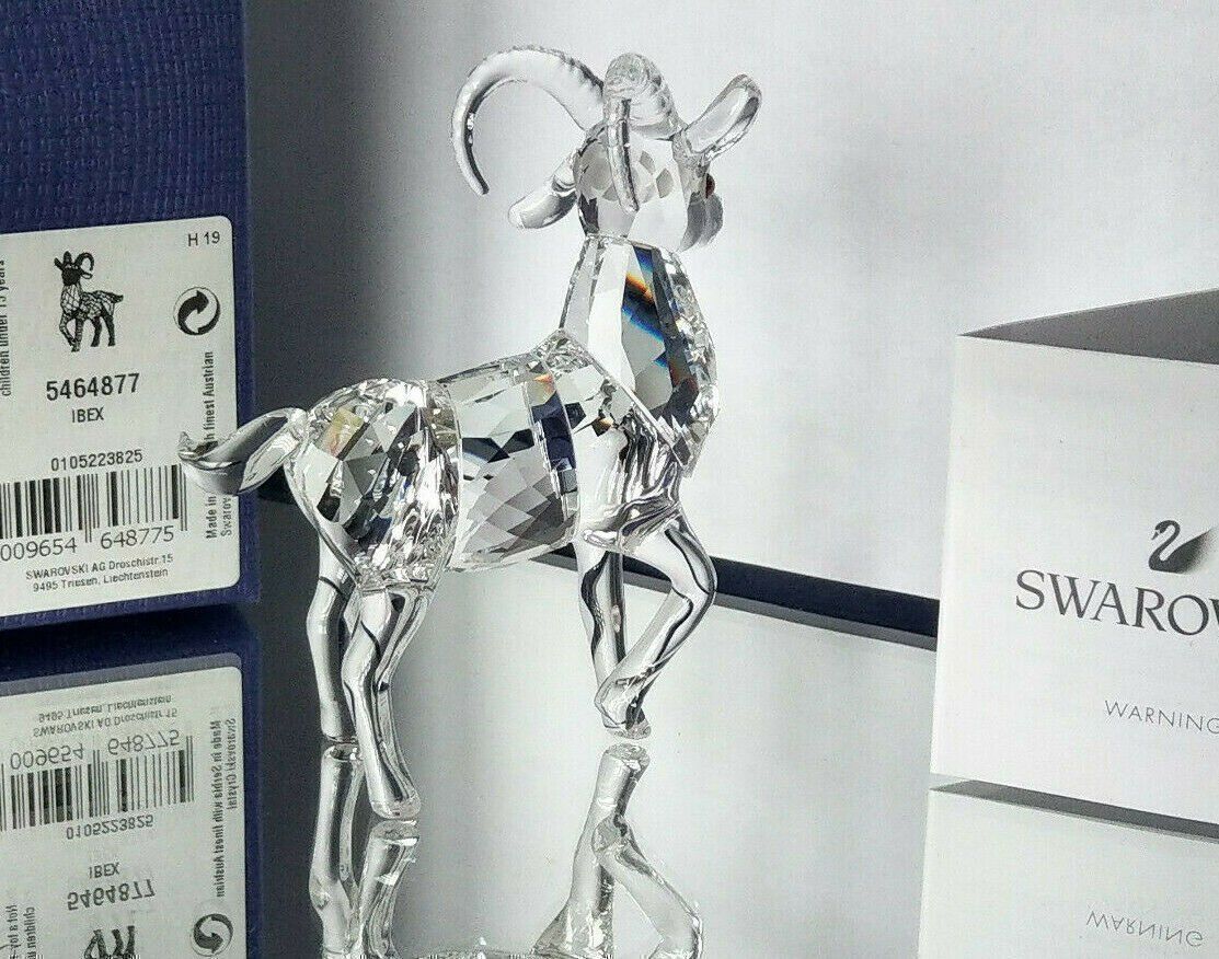 Swarovski Statuette: SWAROVSKI** Steinbock ** neu – Nuovo e nell'imballaggio originale da Regensdorf venduto da Brithiskurzhaar5 6