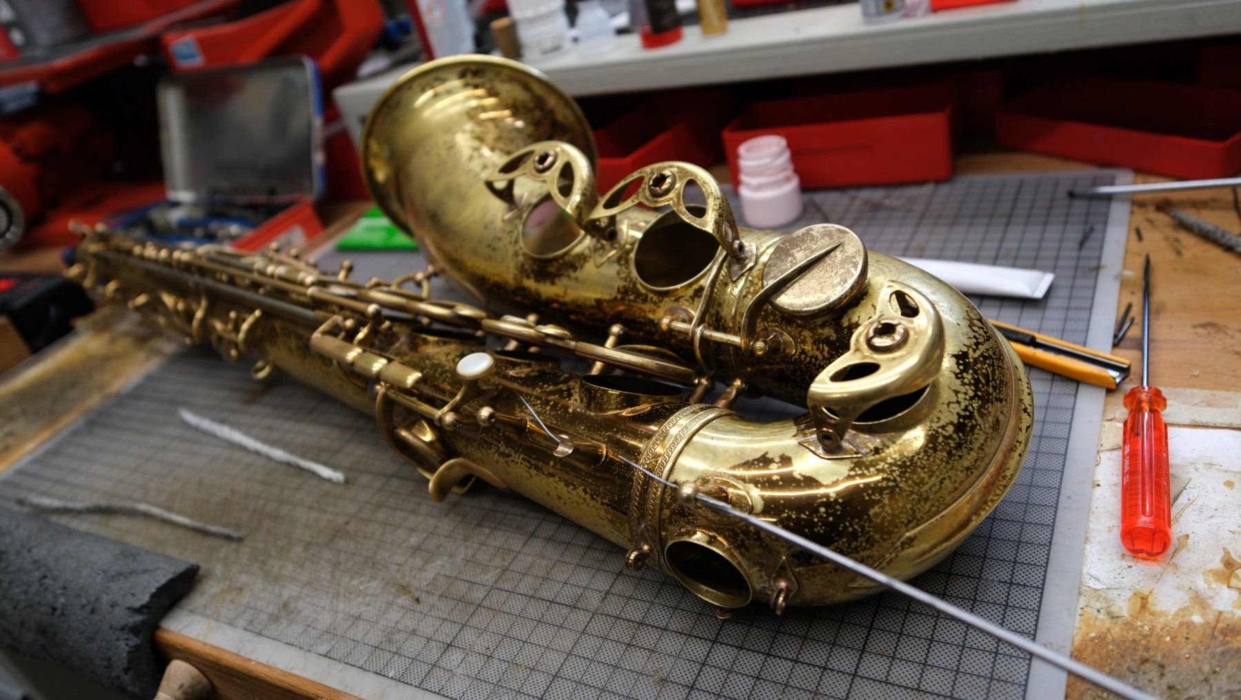 Strumenti musicali: Tenor-Saxofon Selmer Super Balanced Action restauriert – Usato da Olten venduto da saxofonwerkstatt1 7