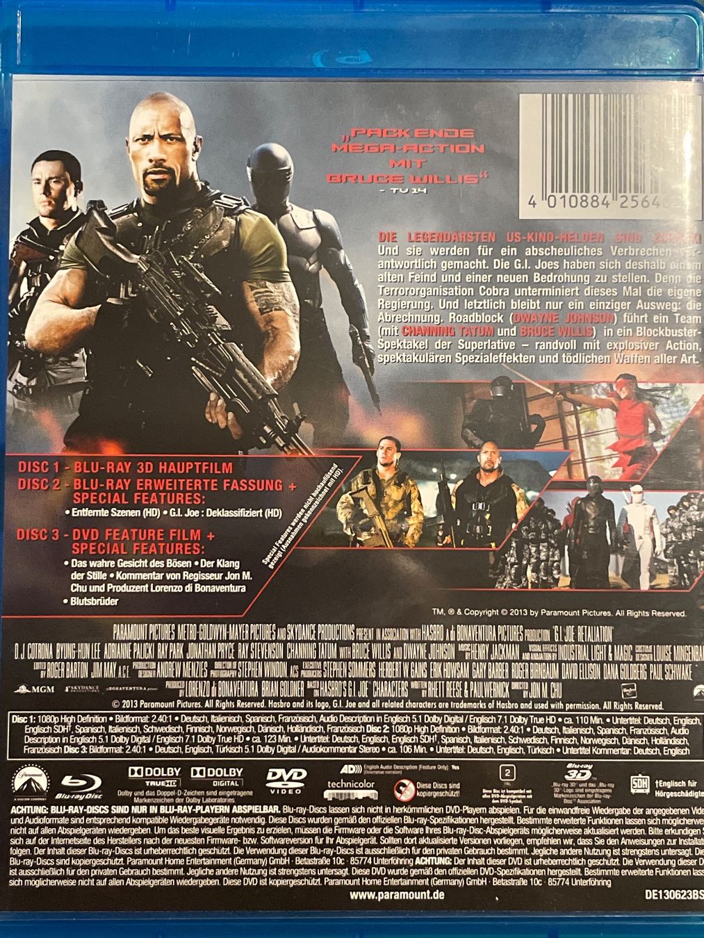 Tutti i DVDs: G.I. Joe: Die Abrechnung  3D – Usato da Waldenburg venduto da Gonzo8 1