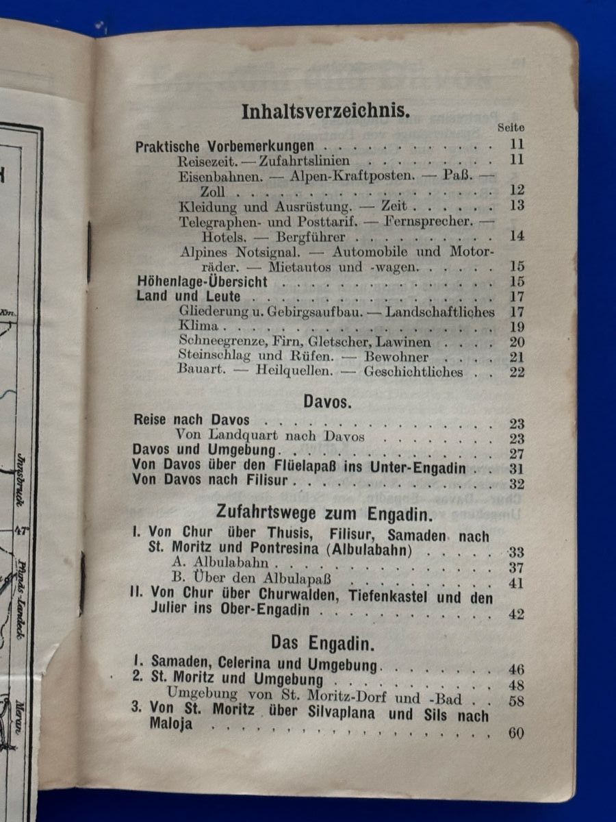 Libri: Griebens Reiseführer Engadin und Davos 1927 – Usato da Adliswil venduto da buch_und_kunst 2