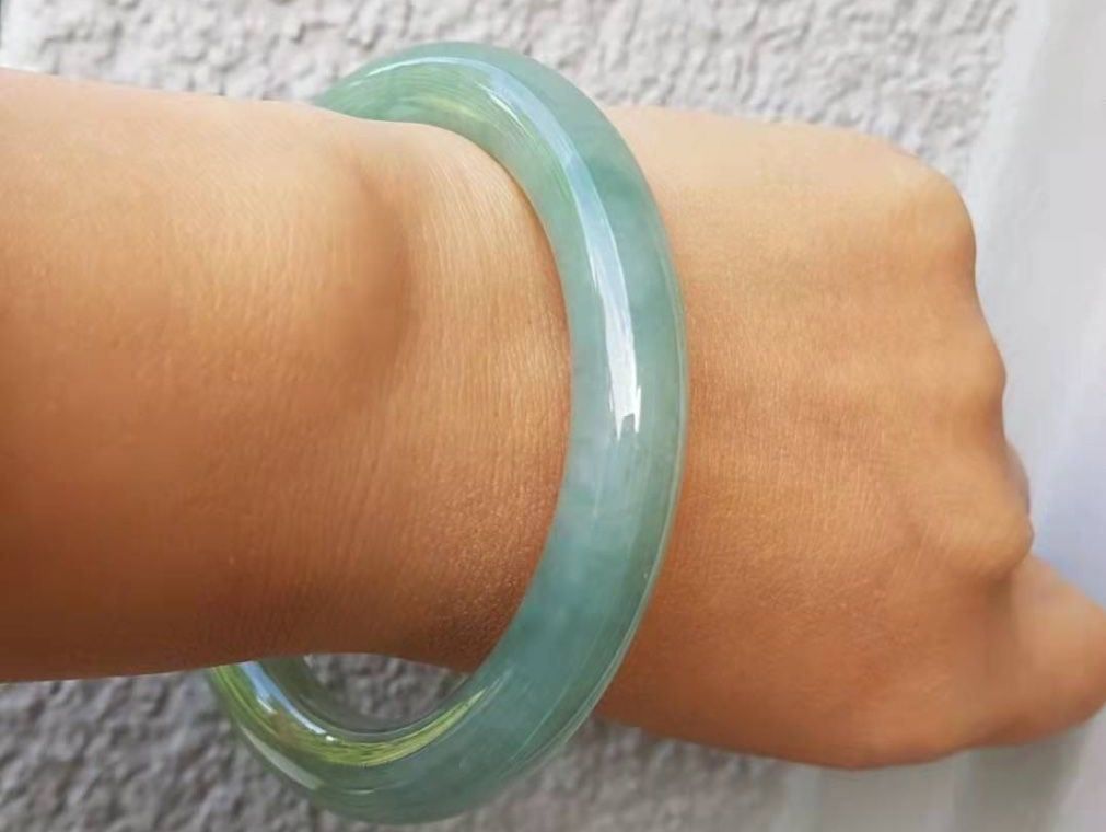 Bracciali & Braccialetti: Armreif aus Jadeite-Jade Typ A – Nuovo (secondo la descrizione) da Bern venduto da Steinfieber 3