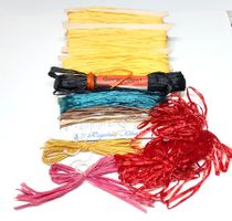 Raffia Reste in verschiedenen Farben -Raphia restes