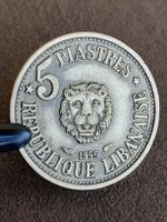 5 Piaster 1955 Libanon 