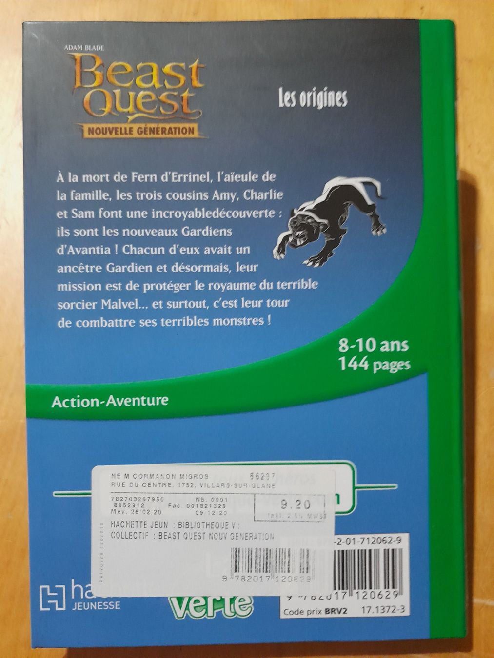 Libri: Beast Quest Nouvelle Génération; Les Origines – Usato da Grolley venduto da Montana78 1