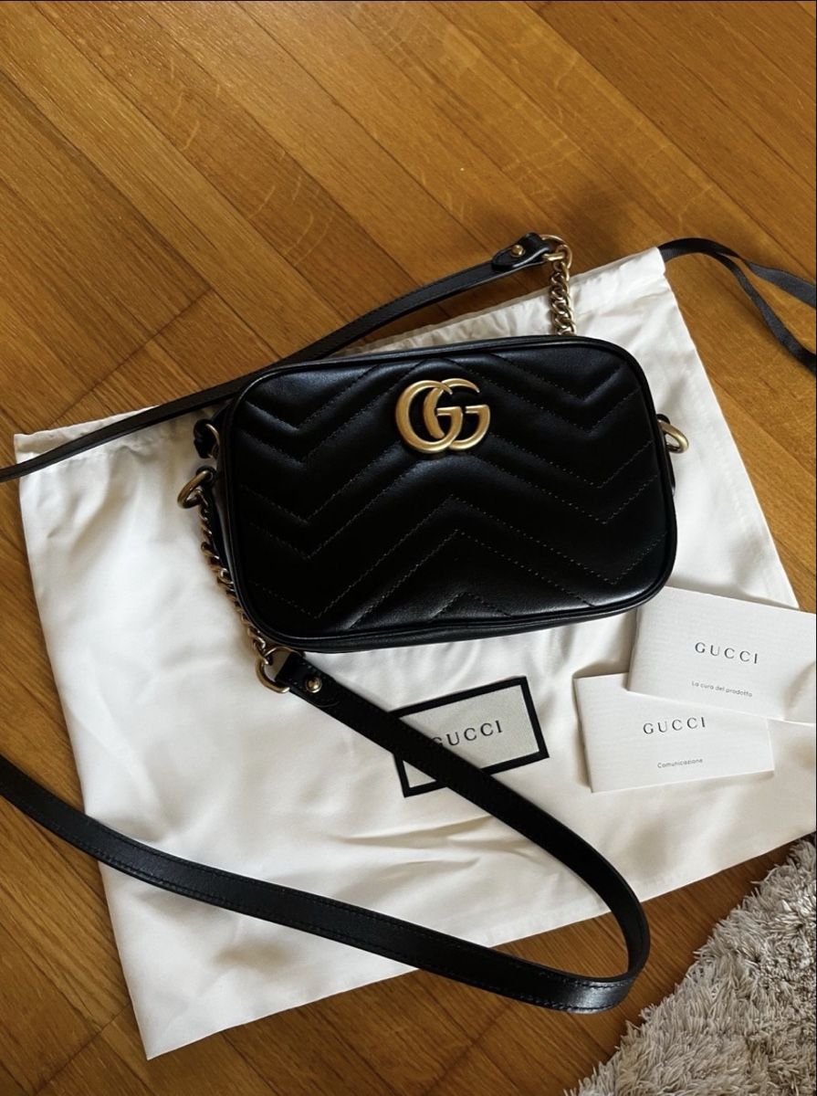 Gucci Taschen: Original Gucci Marmont Tasche – Neu und originalverpackt aus Zürich von Lifestyle1