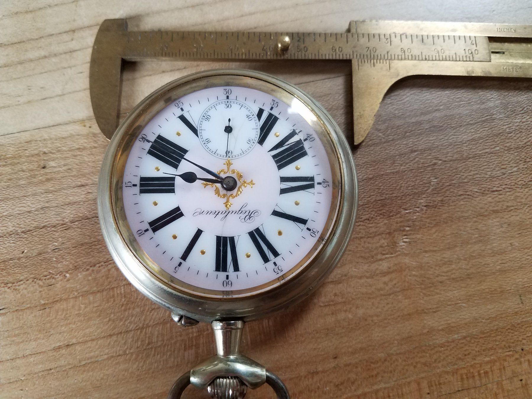Montres: Antike grosse Taschenuhr Regulateur – Défectueux à Rorschacherberg par Marubium 3