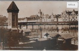 Luzern - Kapellbrücke und Wasserturm