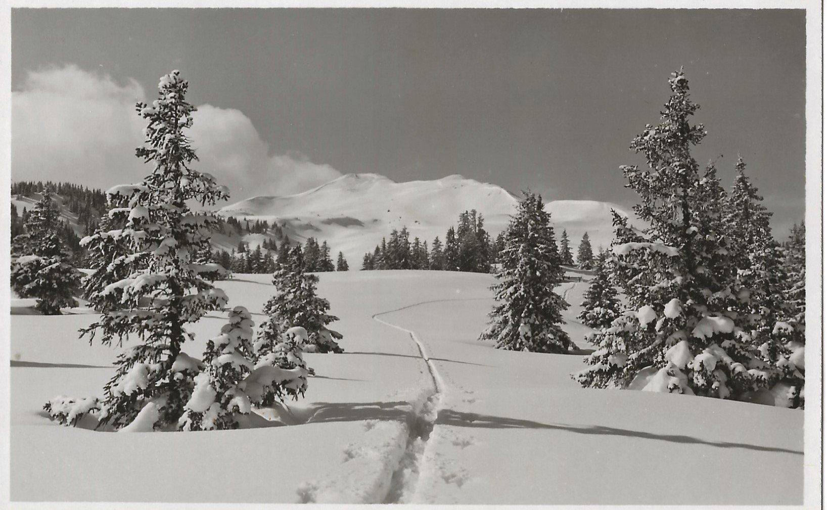 Cartoline postali: Fotokarte Eug. Widmer, Flumserberg, 1933 – Usato da Frauenfeld venduto da Merk52