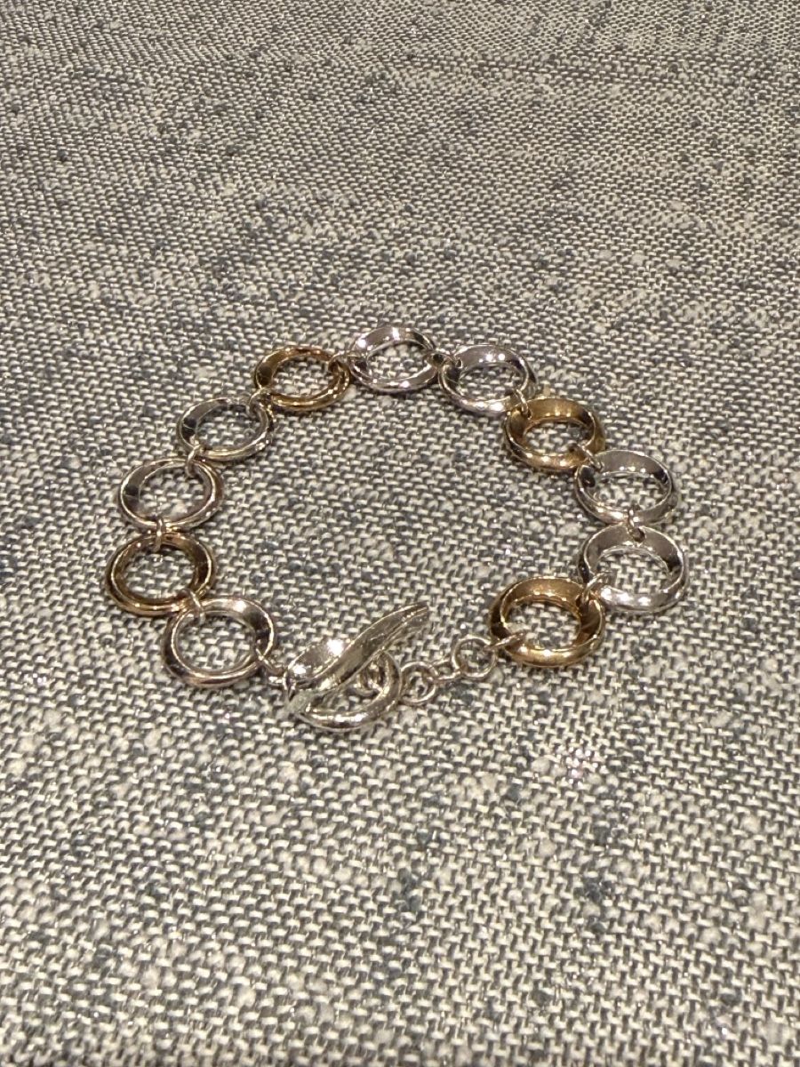 Bracciali & Braccialetti: Two-Tone Link Bracelet – Usato da Zürich venduto da salifali