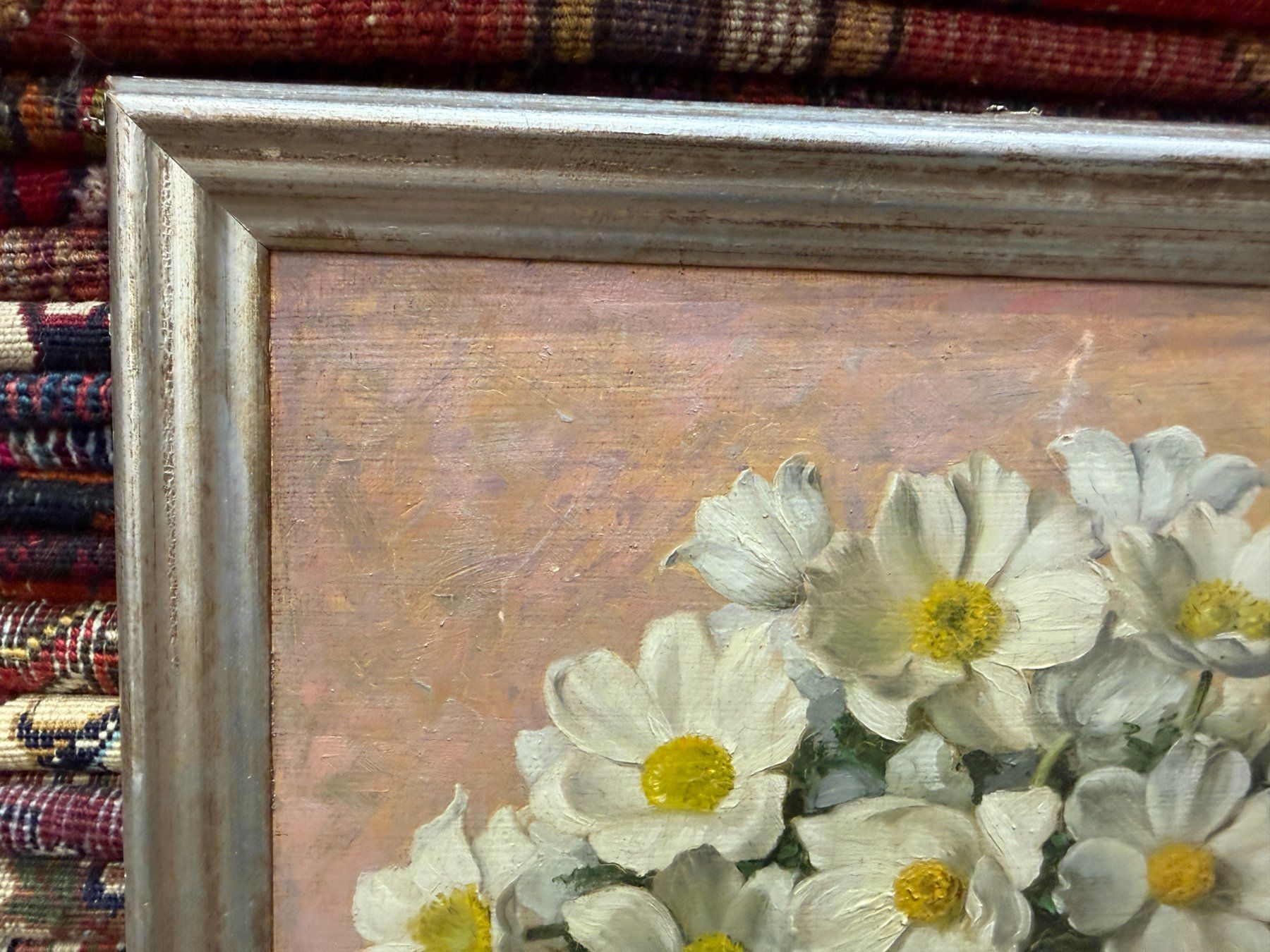 Dipinti: Atmosphärisches Blumen Gemälde mit Blütenpracht – Usato da Steinhausen venduto da ZeitreiseBrocki 3