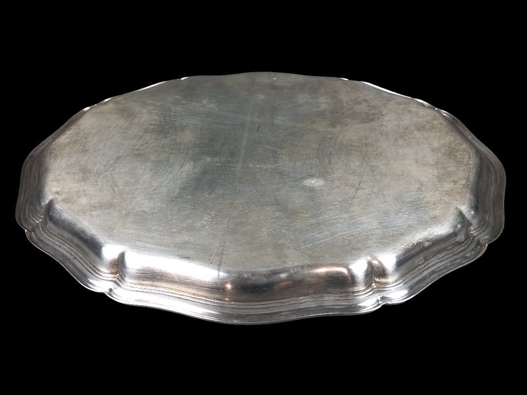 Plateaux: Tablett versilbert 35cm – D'occasion à Hünenberg par Restwert_Zug 2