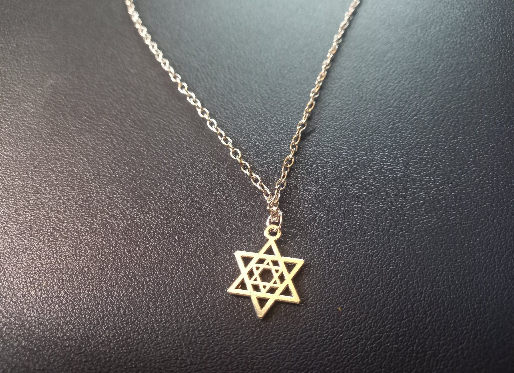 Catenine: 5x Davidstern Israel Halskette RT / Collier étoile de David – Nuovo e nell'imballaggio originale da Bussigny venduto da NATURALO