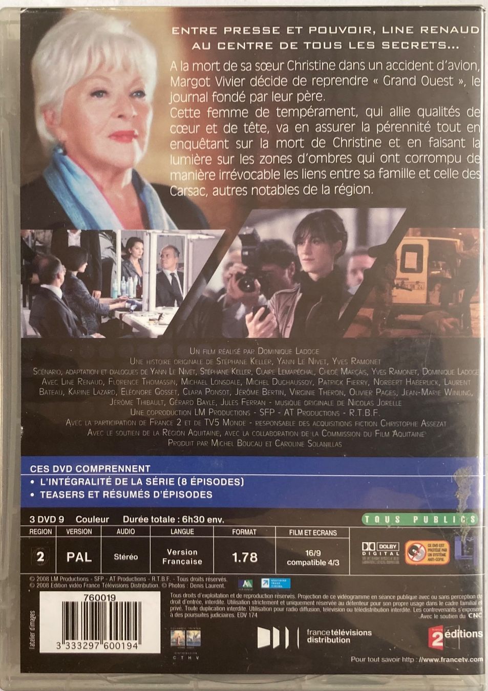 Alle DVDs: LINE RENAUD - LE SILENCE DE L'EPERVIER – Gebraucht aus Poliez-Pittet von Newtown-Records 1