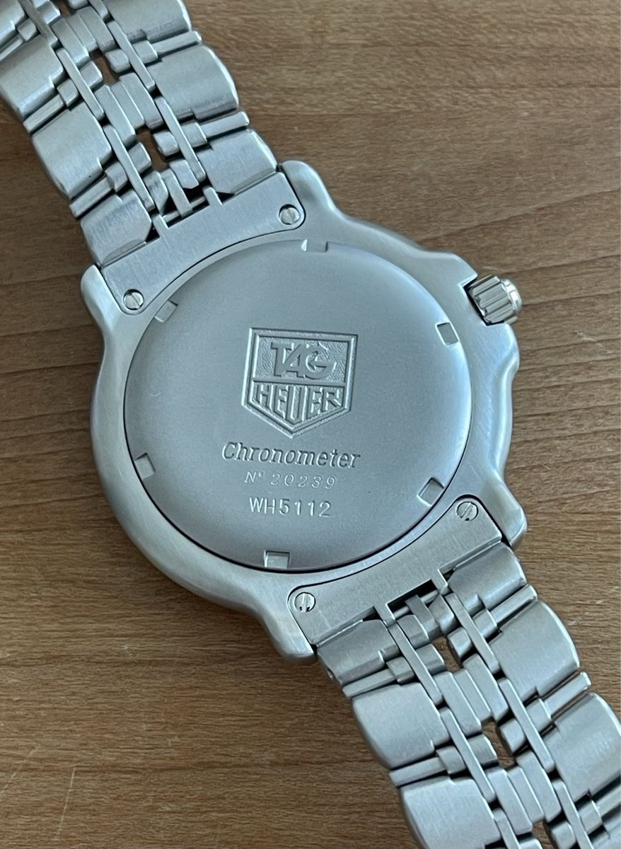 Tag Heuer Orologi: 1995 TAG Heuer 6000 Chronometer Automatic WH5112 revidiert – Usato da Embrach venduto da Canderau 8