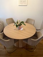 ✨6 elegante Esszimmerstühle in Samtoptik✨