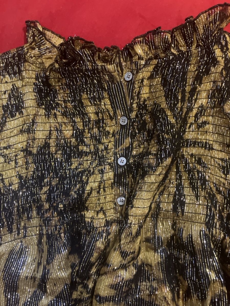 Kleider: Kleid mit Leopardenmuster und Glitzerfäden Grösse S – Neu (gemäss Beschreibung) aus Muralto von jac_hkz5 4