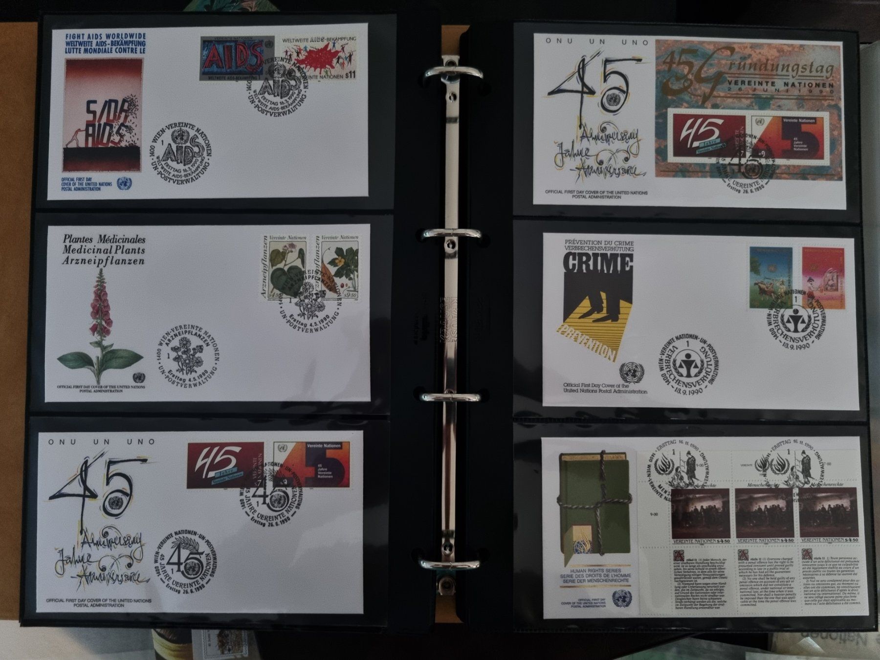 Alle Briefmarken: Kiste mit xxx Briefe/FDC/Maximumkarten UNO – Gebraucht aus Gümligen von Geniusbuy 5