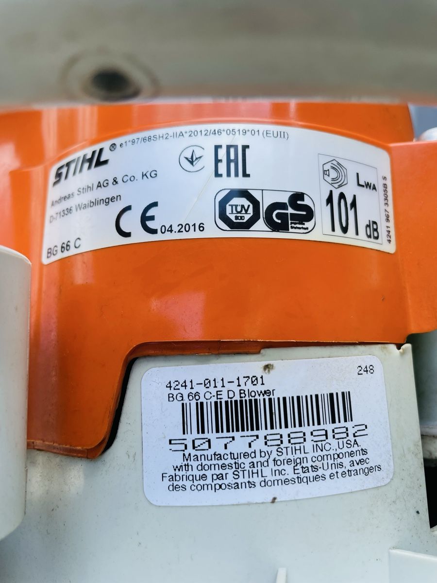 Stihl Soffiatori & Aspiratori per foglie: Laubbläser Stihl BG 66 C , Einhand – Usato da Würenlos venduto da Shop_Shop 6